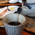 蕎苗 - ほんのりと白濁した蕎麦湯