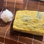 蔵の庄 - 九条ネギのだし巻き玉子