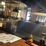 蔵の庄 - カウンター席の一番端