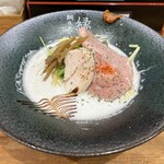 鯛塩そば 縁 - 鯛塩濃厚そば ¥900（価格は訪問時）