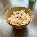 バルバルキッチンアメリ - 毎度の胡麻塩ごはん
