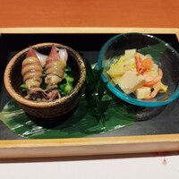 銀座 牛乃季 - 小鉢2種