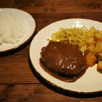 グリル 小松屋 - ハンバーグ