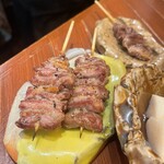 炭火焼き鳥 鴨尽 - 