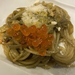 寿し処 春道 - 蟹味噌パスタ