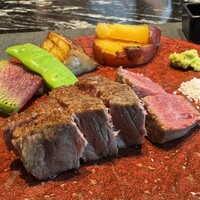 おちあいろうステーキハウス東京 - 和牛モモ