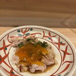 麺処 鶏谷 - 鶏ユッケ 600円