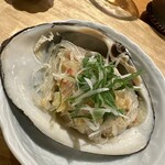 旬華 なか村 - 北寄貝の春雨ニンニク蒸し