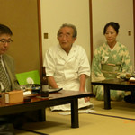 懐石 辻留 - 店主からお料理の説明を受ける