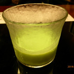 懐石 辻留 - ずんだ汁（出汁がきいた枝豆のスープ）