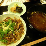 懐石 辻留 - はも皮ご飯。