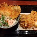 丸亀製麺 - 料理写真:誘惑に負けて結果こうなりました