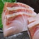 蕎麦切り くろ - 蕎麦切り くろ 「カンパチ刺し」