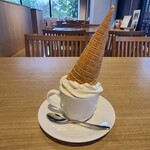 御食事処 みうま屋 - 大内山牛乳特製ソフトクリーム
