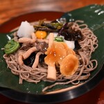 飛騨茶屋 寿美久 - 山菜ざるそば