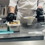 鴨to葱 - 手際のいい盛り付け