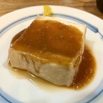 手打うどん 渡辺 - おでんの豆腐 100円