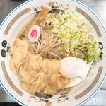 中華そば みたか - ワンタンメン油そば　半熟卵付き