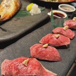 個室×北海道極食材　籠家 札幌駅南口本店 - 黒毛和牛の肉寿司