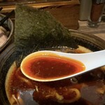 麺屋英 - 旨辛スープ