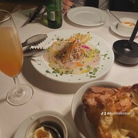 トラットリア グランボッカ - ポップオーバーとカルパッチョ