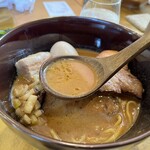 麺屋 梅ノ木 - スープ