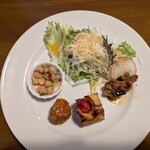 イタリア料理SAN LUCIO - 限定ランチコースのアンティパスト（5種類あったんですが写真撮る前に1種類食べちゃいました(^_^;)）