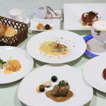 レストラン山崎 - 料理写真:奇跡のりんごと友情のりんごフルコース 