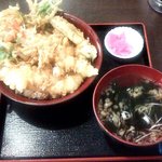 輝 - ランチ（天丼)（2014.7）