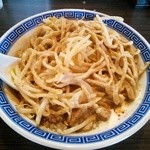 ラーメン ガジロー  - 混ぜあがりはマヨネーズで白くなってしまいました。