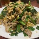 王餃子 - ネギ炒め840円　まじ最高