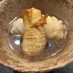 旬席 鈴江 - アイナメと若竹の揚げダシ