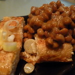 鎌倉山納豆 - ご飯と栃尾揚げにのせていただきました♪
