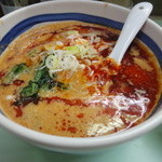 飛天 - 坦々つけ麺。ゲームのレイの最強必殺技だね　飛天絶麗なんつって。店名の方が先だもんね。