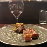 福星 - 焼豚･猪の干し肉･蕾菜