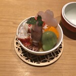 湘南沖地蟹専門店ふじ月 - 蟹味酢の物、ホタルイカなど