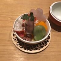 湘南沖地蟹専門店ふじ月 - 蟹味酢の物、ホタルイカなど