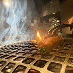 焼肉ホルモン 風土. - ザブトンの芽ねぎ巻き