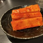 焼肉ホルモン 風土. - 山芋キムチ