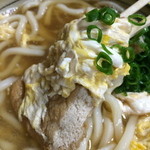 福栄食堂 - おあげさん分厚すぎ〜