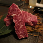 SATOブリアン - 鹿児島牛の特上ハラミ1