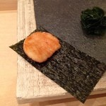 寿し ひでたか - 10.貝柱磯辺巻き