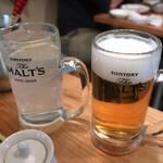 恵風和暢　あっと - ・ビールとレモンサワー