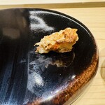 大阪天満宮 鮨とよなが - ボタンエビの頭