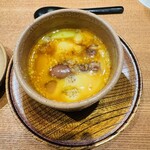 大阪天満宮 鮨とよなが - ホタルイカの茶碗蒸し(絶品)