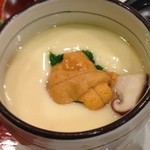 鮨匠 のむら - 唐津の赤雲丹の茶碗蒸し