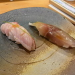 鮨処　喜楽 - 寿司（さばと金目）
