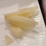 鮨匠 のむら - ガリ(生姜のぶつ切り)