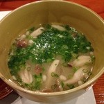鮨匠 のむら - しめじ・えのき・長芋・ねぎの味噌汁