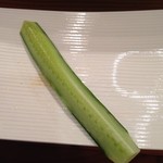 鮨匠 のむら - キュウリの浅漬け
